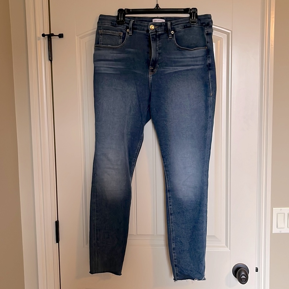 Good American ankle length jeans